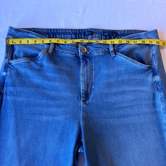 J. Jill High Rise Jean Trouser Wide Leg - Picture 4 of 10